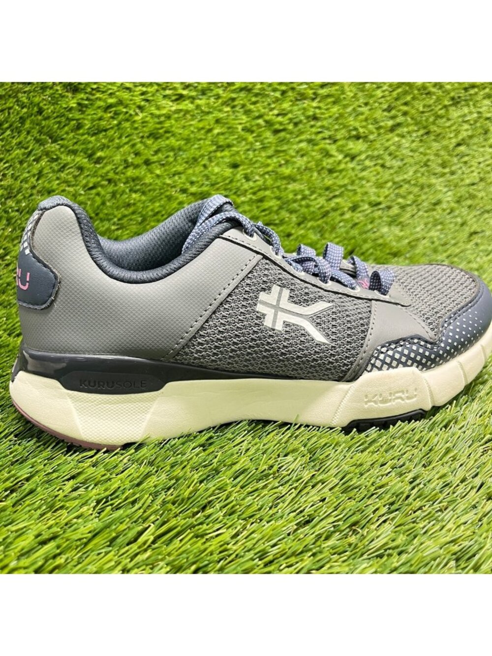 Kuru Quantum 2.0 Womens Size 6.5 Gray Blue Athletic Running Shoes Sneakers